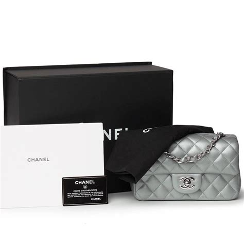 chanel mini lambskin silver|chanel lambskin medium bag.